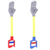 56cm Robot Claw Hand Plastic Hand Grabber Grabbing Stick DIY Hand Grabber Toys Manual Remote Control Funny Gift Prop Accessories