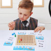 99 Multiplication Board Game Wooden Montessori Kids Learning Educational Toys Math Counting Hundred Board Interactive Thinking