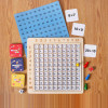 Multiplication Table Learning Board Game Children Wooden Montessori Educational Toys for Kids Math Counting Teaching Aids