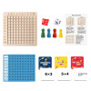 Multiplication Table Learning Board Game Children Wooden Montessori Educational Toys for Kids Math Counting Teaching Aids