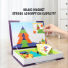 Kids Magnetic Puzzle Book 3d Cartoon 2 - 6 Years Old Kindergarten Advanced Games Puzzles Montessori Education Children Toys Gift
