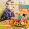 Kids Montessori Fruit Sorting Tray Toys Fine Motor Education Pretend Feeding Games Color Counting Sensory Learning Toys Toddlers