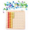Wooden Math Toy Multiplication Table Board Game Children Montessori Toys Counting Teaching Aids Learning Education Toys for Kids