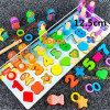 Toddler Montessori Educational Toy Children Count Colors Matching Toy