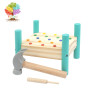 Treeyear Montessori Practical Life Material Hammer and Nails Set Montessori Educational Wooden Toys for Children