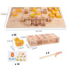 Montessori Counting Duck Math Games Learning Toys For Kids Calculate Set Early Education Acytivity Board Thinking Math Toys Aids