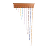 Montessori Mathematical Materials Wall Frame w/ Colored Bead Chains Linear& Skip Counting Square Learning Tools Kids Math Game