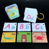 Montessori Baby Learn English Word Card Flashcards 3-14Years Kids Reading Enlightenment Cards Kid Early Learning Educational Toy