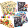 20Pcs/10Pcs Magic Scratch Art Doodle Pad Sand Painting Cards Early Educational Learning Creative Drawing Toys for Children 20Pcs/10Pcs Magic Scratch Art Doodle Pad Sand Painting Cards Early Educational Learning Creative Drawing Toys for Children