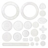 10-33pcs Spirograph Design Arts Craft Kit Classic Amazing Designs Rainbow Magic Scratch Off Paper Set Children Kids Drawing Toys