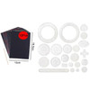 10-33pcs Spirograph Design Arts Craft Kit Classic Amazing Designs Rainbow Magic Scratch Off Paper Set Children Kids Drawing Toys