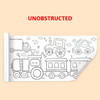 Children Drawing Roll DIY Sticky Color Filling Paper Coloring Paper Roll For Kids DIY Painting Drawing Early Educational Toys