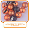 24 Pcs Halloween Party Supplies Accessories Hanging Decor Plastic Ball Decors Decorate Ornament