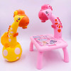Mini Led Projector Art Drawing Table Light Toy for Children Kids Painting Board Small Desk Educational Learning Paint Tool Craft