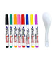 Water Floating Pen Magical Ink Pens With Spoon Floating Color Water Painting Floating Chalk Art Graffiti Drawing Set For Kids