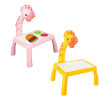 Mini Led Projector Art Drawing Table Giraffe Trace Draw Projector Film Copying Toy With Light And Music Doodle Drawing Board