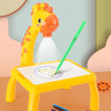 Mini Led Projector Art Drawing Table Giraffe Trace Draw Projector Film Copying Toy With Light And Music Doodle Drawing Board