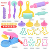 Children DIY Plasticine Mold Modeling Clay Accessories Play Dough Tool Kit Plastic Set Knife Mold Kids Educational Toys Gifts