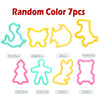 Creative 3D Plasticine Mold Modeling Clay Accessories DIY Play Dough Noodle Tool Kit Plastic Set Knife Mold Kids Educational Toy