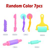 Creative 3D Plasticine Mold Modeling Clay Accessories DIY Play Dough Noodle Tool Kit Plastic Set Knife Mold Kids Educational Toy