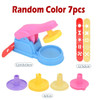 Creative 3D Plasticine Mold Modeling Clay Accessories DIY Play Dough Noodle Tool Kit Plastic Set Knife Mold Kids Educational Toy