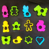 Children DIY Slime Light Clay Flower Animal Letter Number Modl Tool Plasticine Modeling Plastic Sculpture Play Dough Toy for Kid