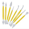 8pcs/set Plastic Clay Sculpting Set Polyform Sculpey Tools Set For Shaping Clay Playdough Tools Toys Polymer Modeling Clay Tools