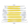8pcs/set Plastic Clay Sculpting Set Polyform Sculpey Tools Set For Shaping Clay Playdough Tools Toys Polymer Modeling Clay Tools