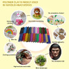 32 Color 3D Clay Plasticine Portable Box New Clay Creative Puzzle Tool Set Polymer Modeling Clay Oven Bake Clay 24pc Clay Mold