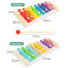Wooden 8 Tones Multicolor Xylophone Wood Musical Instrument Toys For Baby Kids Wood Musical Instrument Toys Accessories