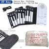 Electronic Hand Roll Piano 49 61 88 Key Beginner Keyboard Instruments Kids Learning Toys for Children Boys Musical Girls Music