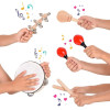 16Pcs Kids Early Music Education Musical Percussion Instrument Set for Baby Early Learning Musical Drop shipping