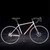 Aluminium Alloy Road Bike 700c Bicycle Curved Handle Dual Disc Brake