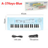 37 Keys Kids Electronic Piano Organ keyboard with Microphone Education Toys Musical Instrument Children Boy Girl Gifts