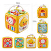 Baby Activity Cube Toddler Toys 7 in 1 Educational Shape Sorter Musical Toy Bead Maze Counting Discovery Toys For Kids Learning