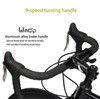 9-speed Straight Handlebar Road Bike City Variable Speed Highway
