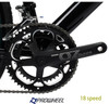 9-speed Straight Handlebar Road Bike City Variable Speed Highway