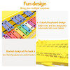 25 Note Xylophone Kids Hand Knocking Instrument Musical Educational Toy with 2 Sticks Plastic Box for Children Toddler Gifts