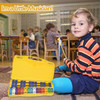 25 Note Xylophone Kids Hand Knocking Instrument Musical Educational Toy with 2 Sticks Plastic Box for Children Toddler Gifts