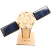 Wooden Solar Energy Satellite Model Kids Science Toy Technology Physics Assembly Bricks Learning Educational Toys for Children