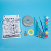 Solar System Model DIY Toys Rotatable Child Science And Technology Learning Planet Assembly Coloring Educational Toy Teach Aid