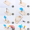 Wooden Wind Generator Model Kids Science Toy Funny Technology Physics Kit Educational Toys for Children Learning Toy