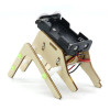 Walking Spider Robot Bionic Spiderman Robot DIY Assemble Model Science Technology Education Experiment Kit Wooden Stem Puzzle