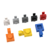 10Pcs MOC Parts 61252 Plate Special 1 x 1 with Clip 6019 Compatible Bricks DIY Assmble Building Blocks Particle Kid Brain Toy