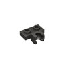 10Pcs MOC Parts 14704 Plate Modified 1 x 2 with Small Tow Ball Socket on Side Compatible Brick Building Block Particle Kid Toy