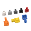 10pcs Compatible MOC Brick Parts 61252 Plate Special 1 x 1 with Clip 6019 Building Block Particle DIY Assmble Kid Brain Toy Gift