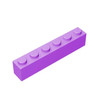 10Pcs MOC Parts 3009 Brick 1 x 6 Compatible DIY Assmble Building Blocks Particle Kid Brain Puzzle Toy Birthdays Gift