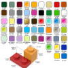 10pcs MOC Brick Parts 15712 Tile Modified 1 x 1 with Clip Compatible Building Block Particle DIY Assmble Kid Puzzle Toy Gift