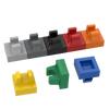 10Pcs MOC 12825 2555 Tile Modified 1 x 1 with Clip Brick Parts Building Blocks Particle DIY Kids Toy Gift