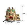 Gobricks MOC Famous Movies Gusteauss Restaurants Model Building Blocks Architectural Modern Street View Bricks Toy For Kids Gift